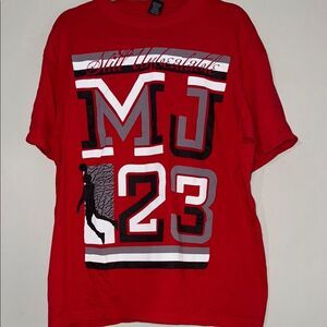 Vtg Rap T Shirt Iced Out Michael Jordan Chicago Bulls MJ23 Still Unbeat Large